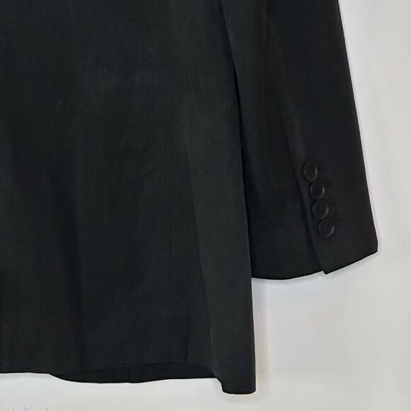 Everlane The 80's Blazer in Black 3 Button Front Long Sleeve Women's Size 00 NWT - Picture 8 of 11